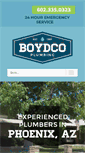 Mobile Screenshot of plumberphoenixboydco.com